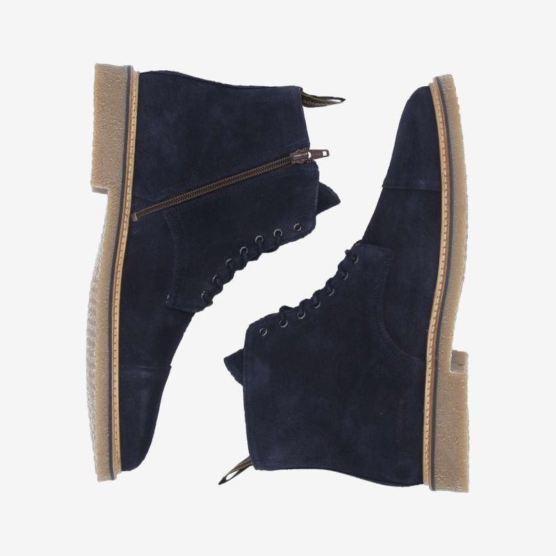 DUBLIN HUNT BOOTS M - SUEDE -  BLEU NUIT